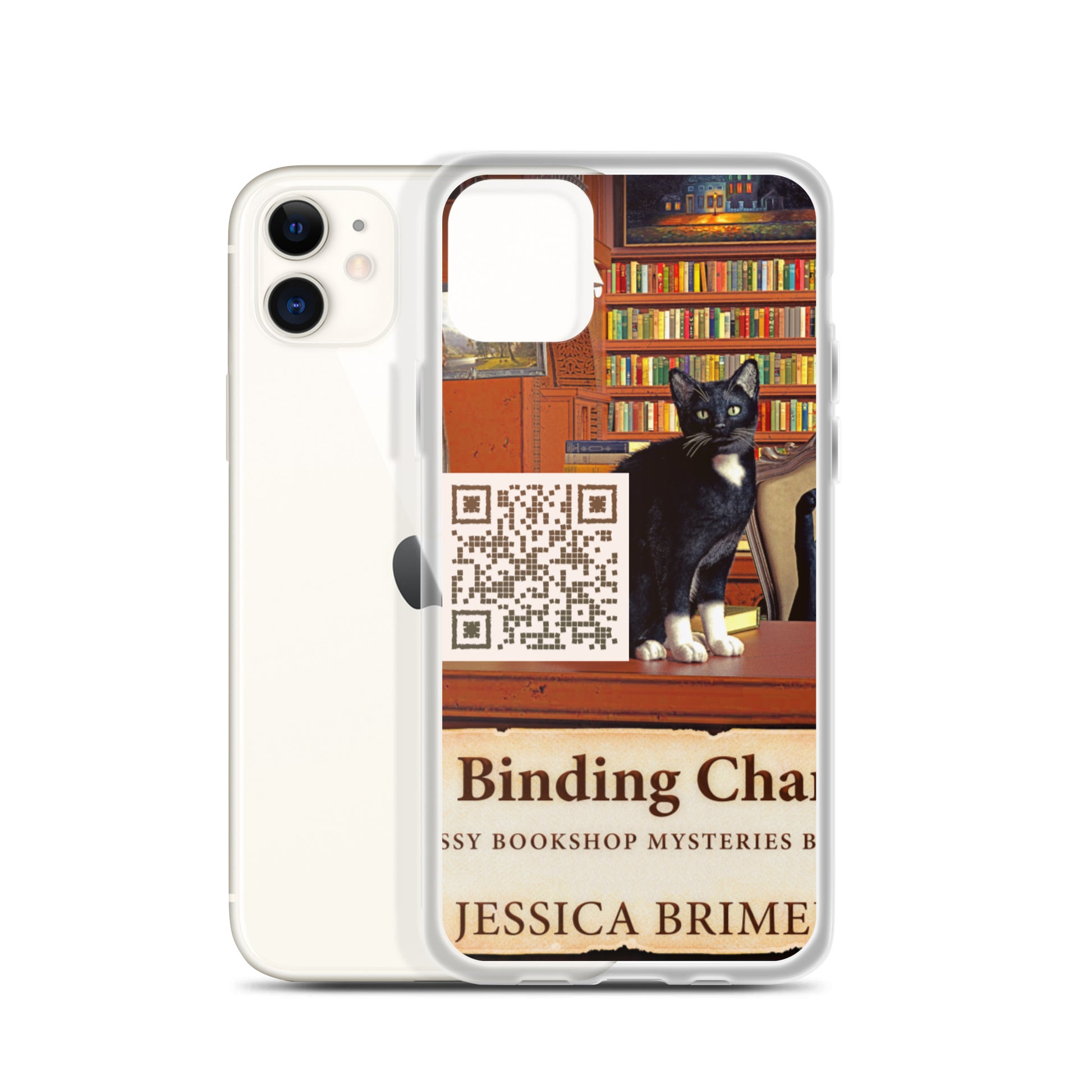 iphone case with cover of Jessica Brimer's book A Binding Chance