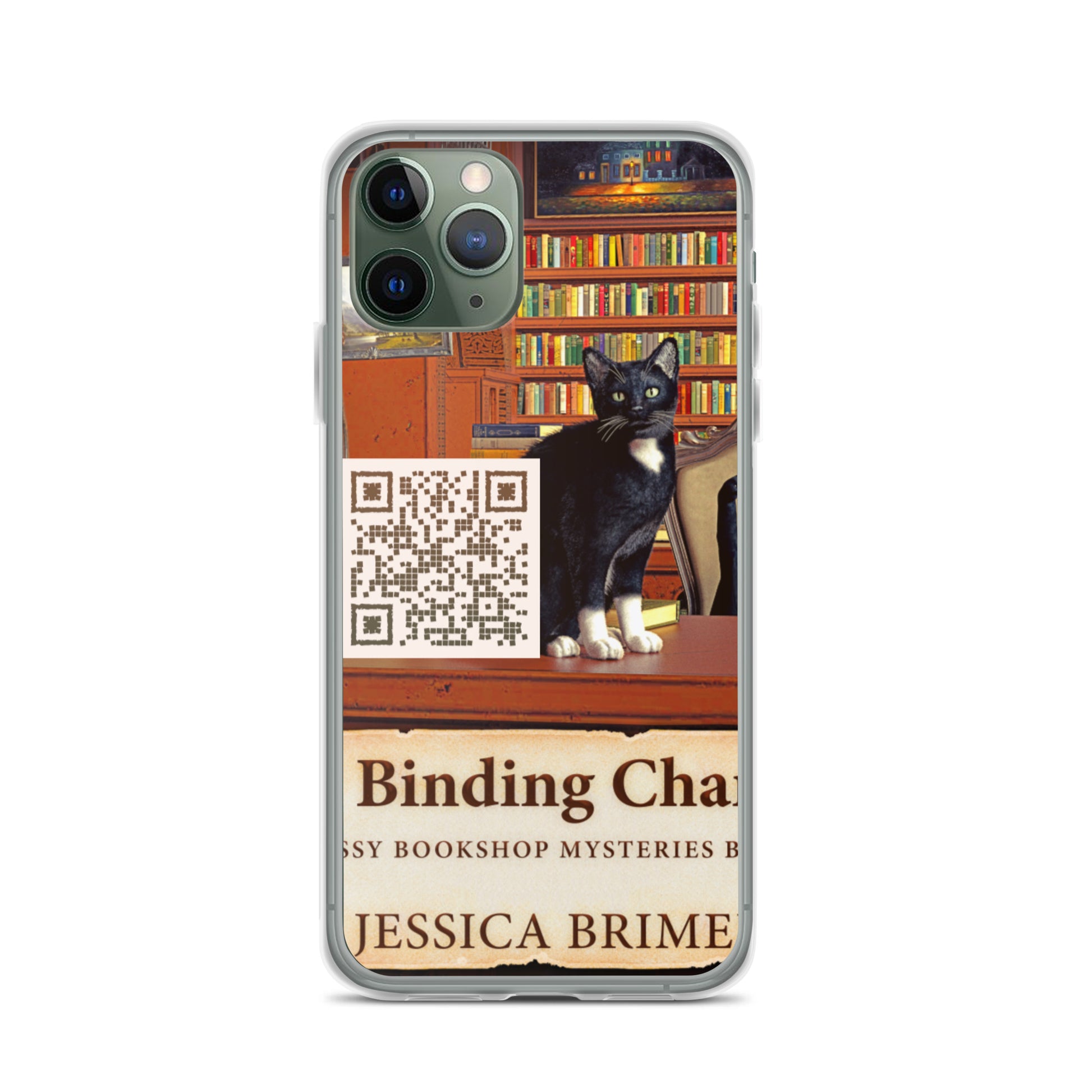 iphone case with cover of Jessica Brimer's book A Binding Chance