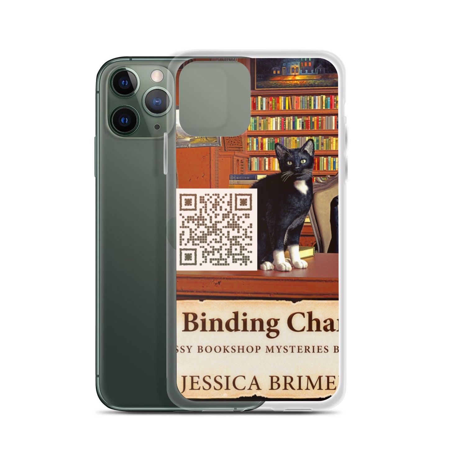 iphone case with cover of Jessica Brimer's book A Binding Chance