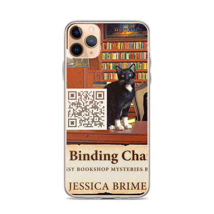 iphone case with cover of Jessica Brimer's book A Binding Chance