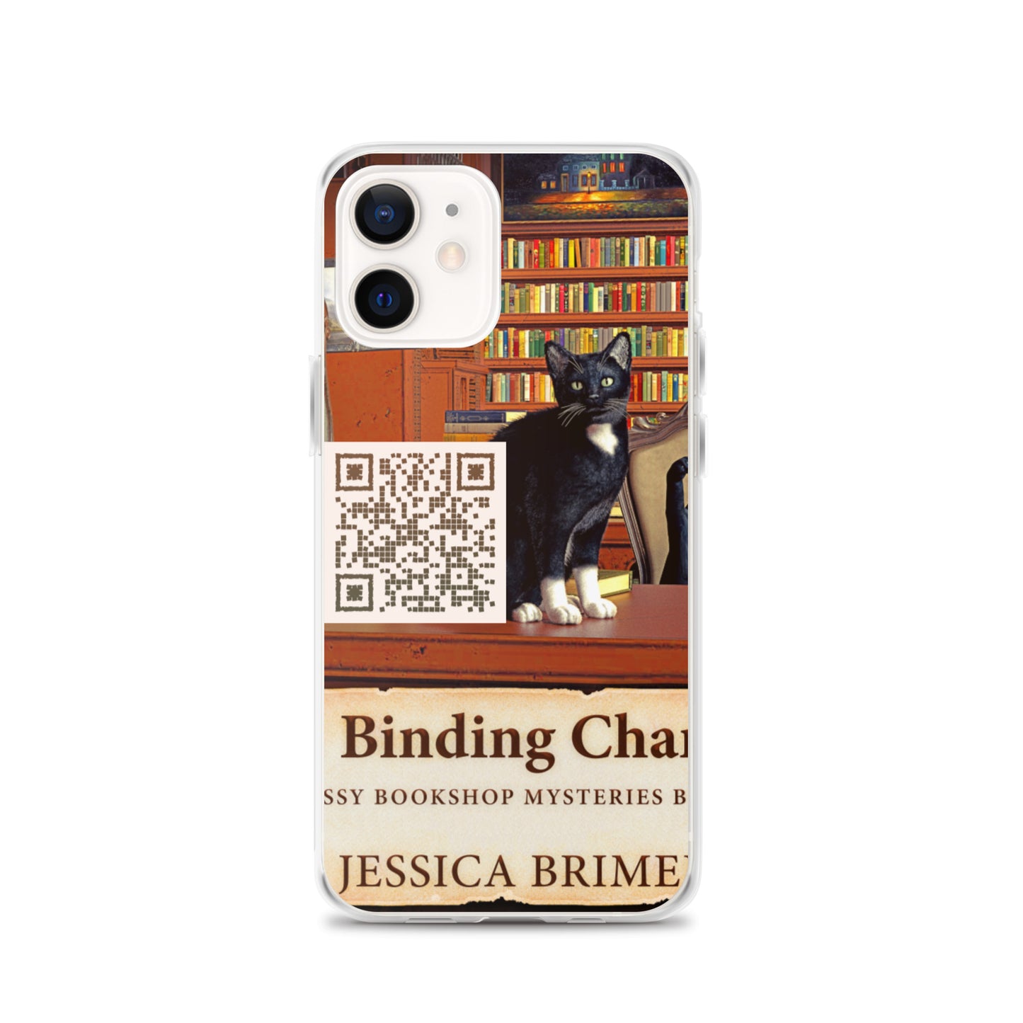 iphone case with cover of Jessica Brimer's book A Binding Chance