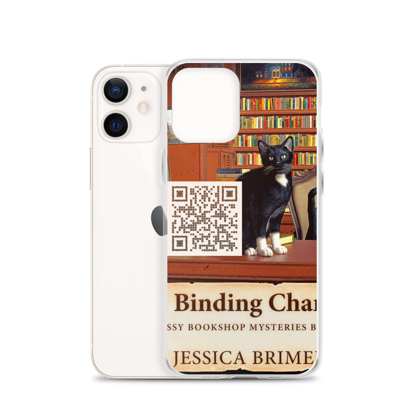 iphone case with cover of Jessica Brimer's book A Binding Chance