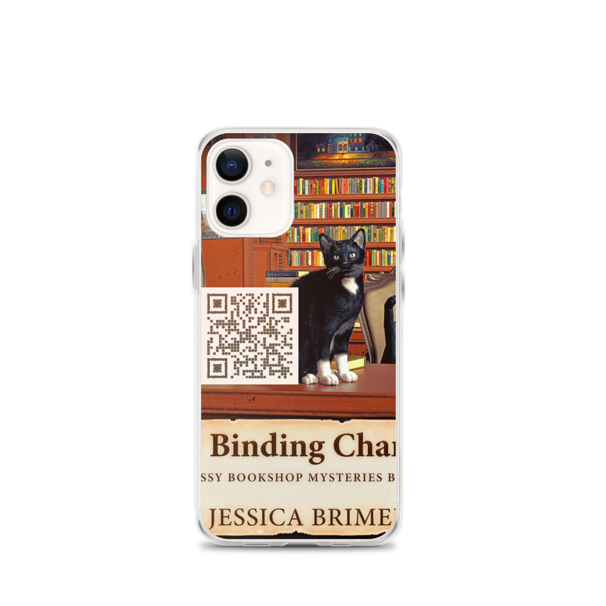 iphone case with cover of Jessica Brimer's book A Binding Chance