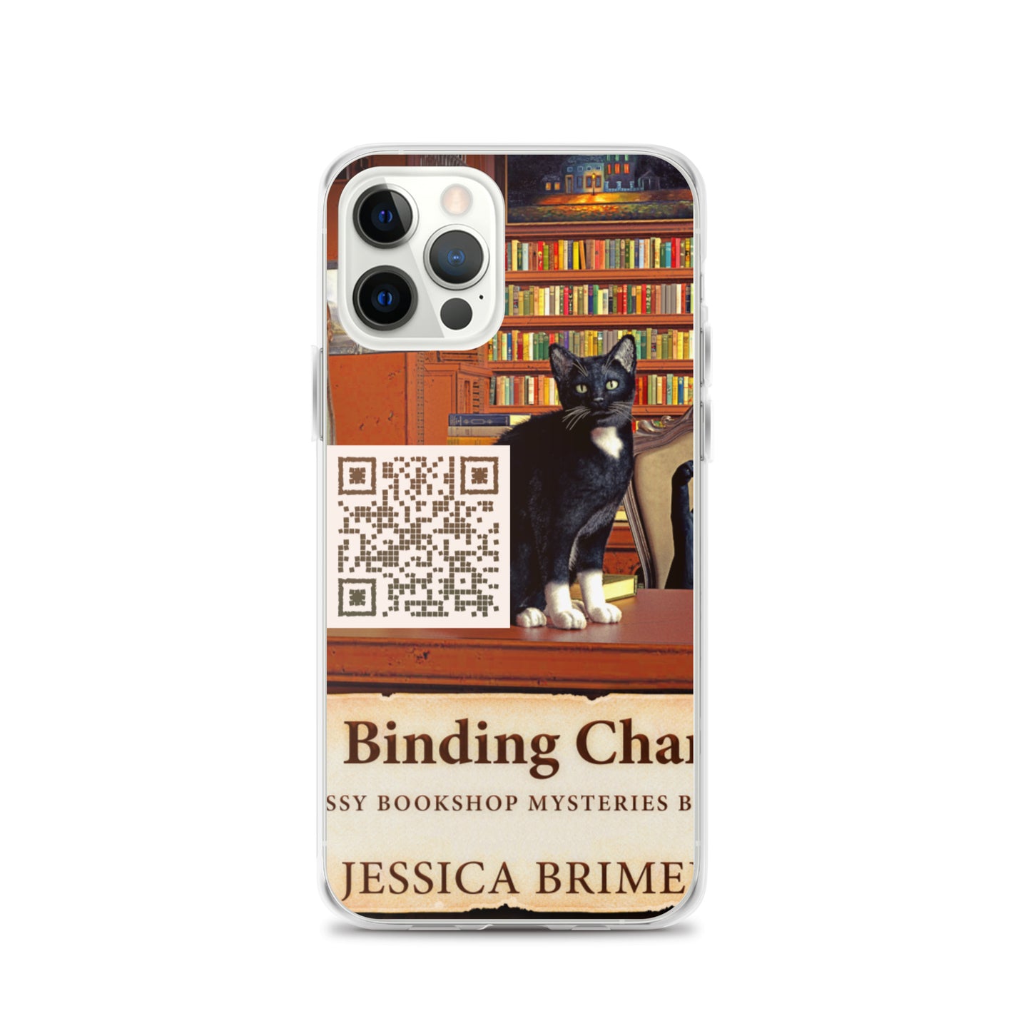 iphone case with cover of Jessica Brimer's book A Binding Chance