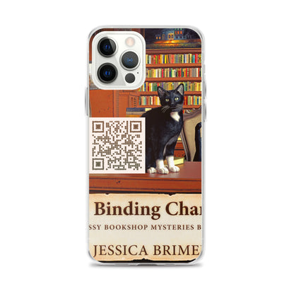 iphone case with cover of Jessica Brimer's book A Binding Chance