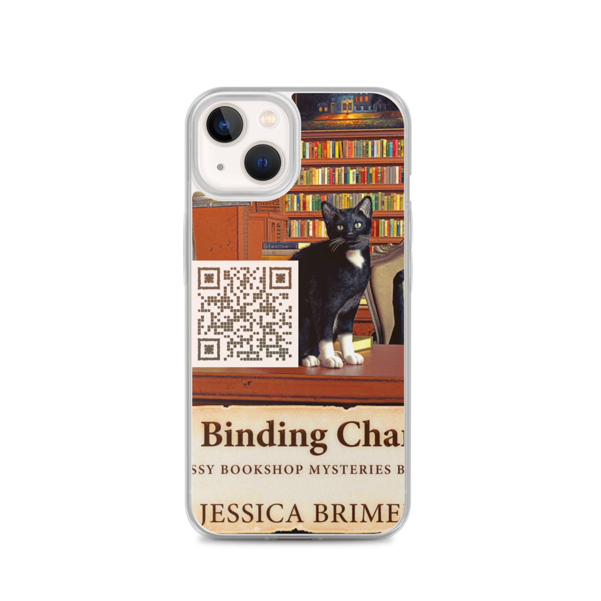 iphone case with cover of Jessica Brimer's book A Binding Chance