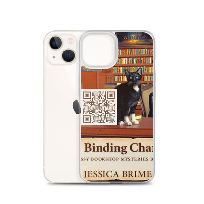 iphone case with cover of Jessica Brimer's book A Binding Chance