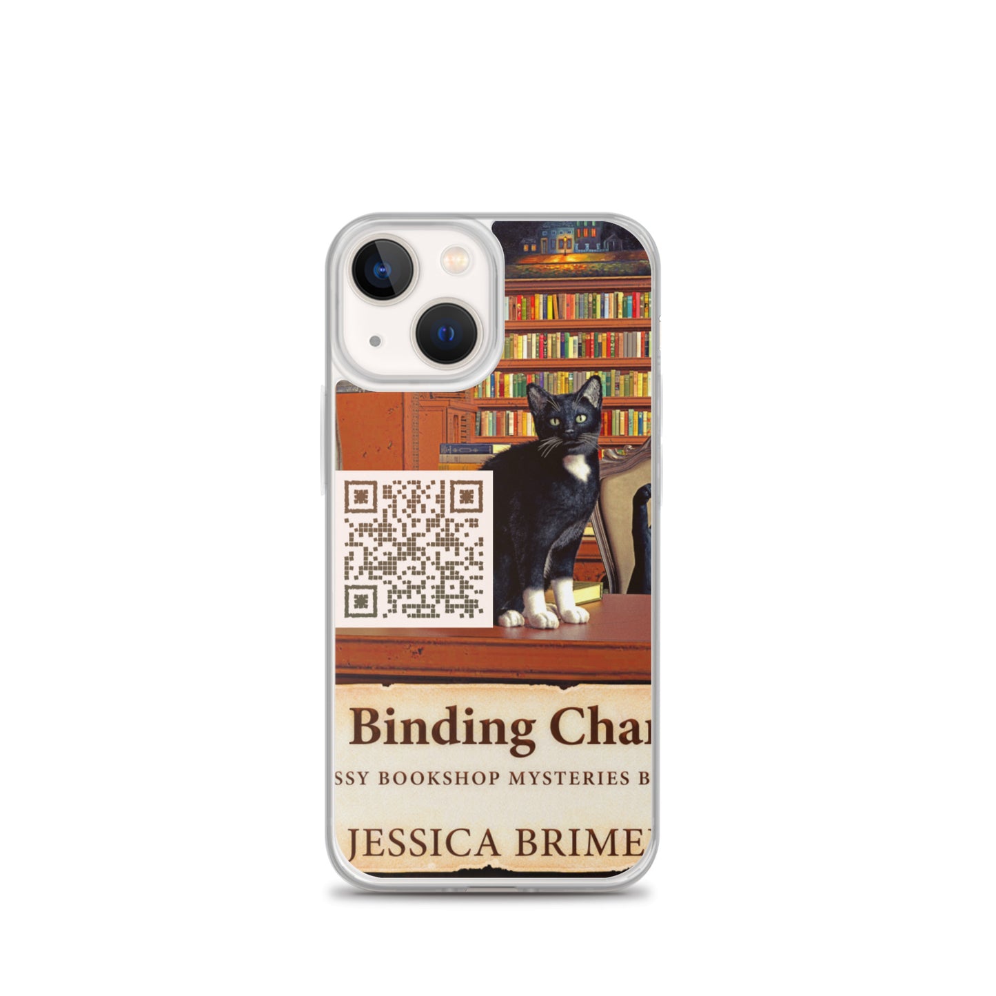 iphone case with cover of Jessica Brimer's book A Binding Chance