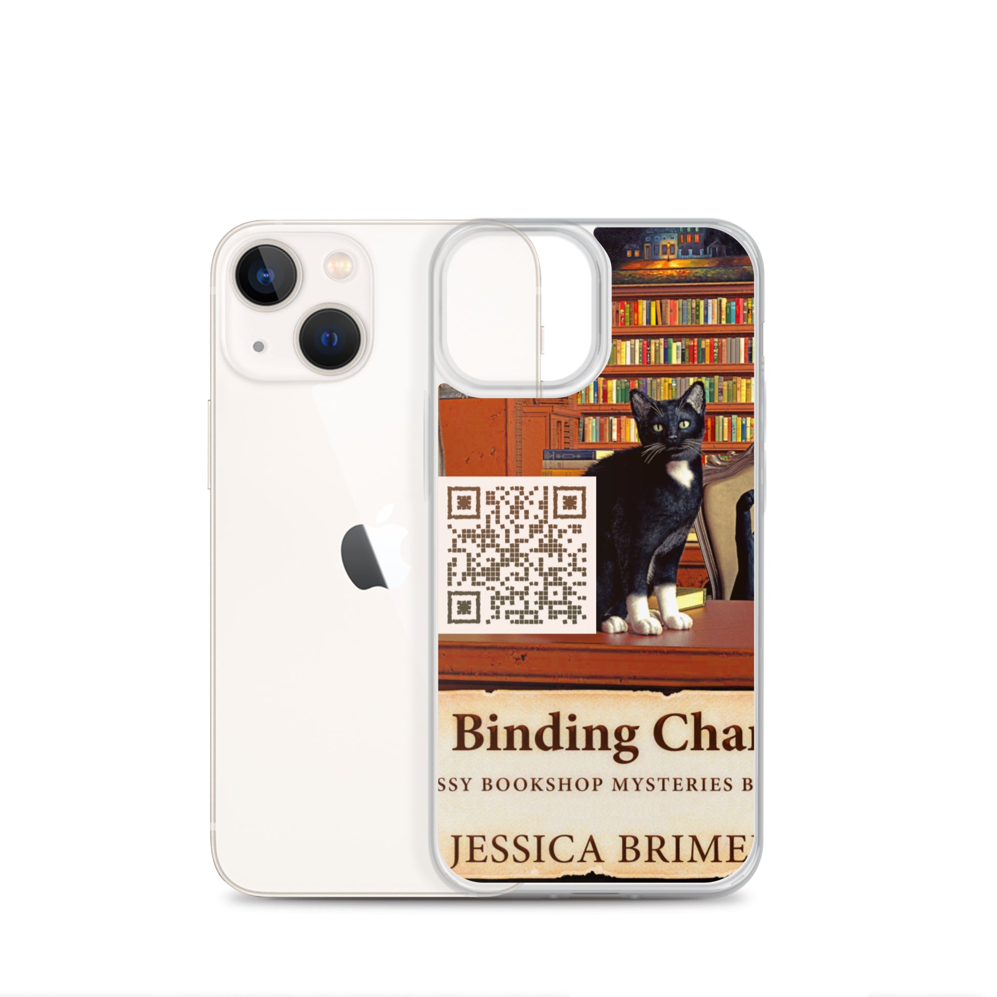 iphone case with cover of Jessica Brimer's book A Binding Chance