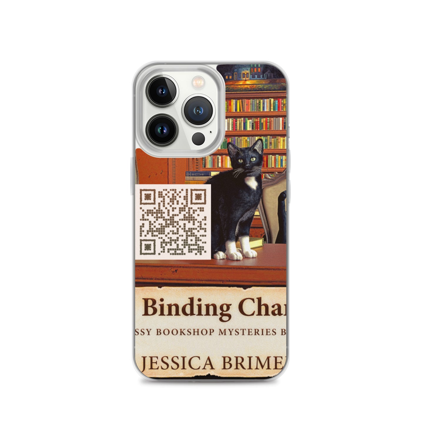 iphone case with cover of Jessica Brimer's book A Binding Chance