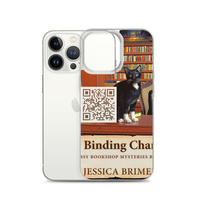 iphone case with cover of Jessica Brimer's book A Binding Chance