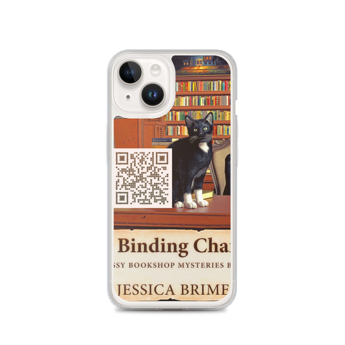 iphone case with cover of Jessica Brimer's book A Binding Chance