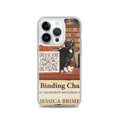 iphone case with cover of Jessica Brimer's book A Binding Chance