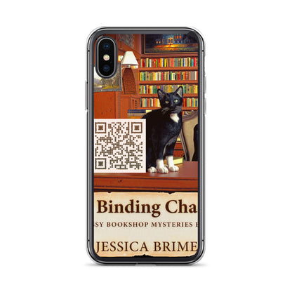 iphone case with cover of Jessica Brimer's book A Binding Chance