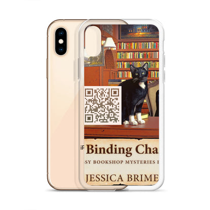 iphone case with cover of Jessica Brimer's book A Binding Chance