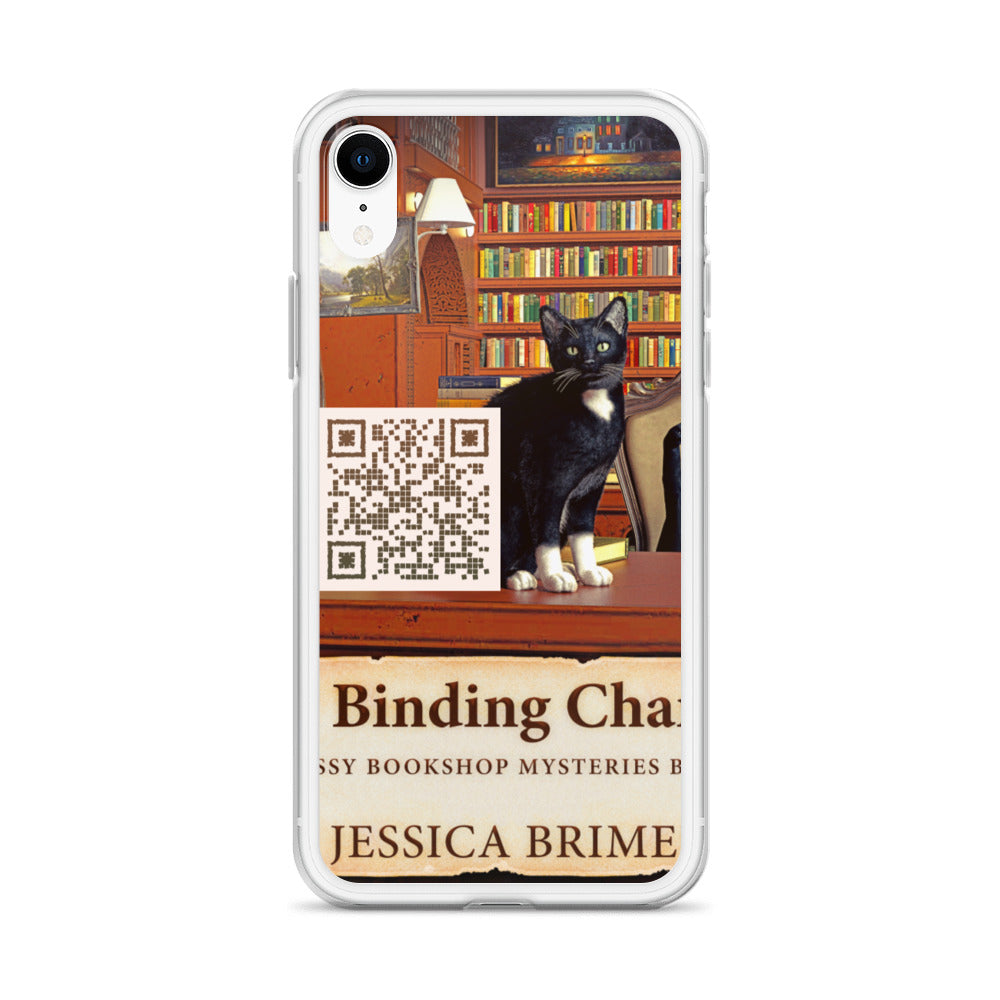 iphone case with cover of Jessica Brimer's book A Binding Chance