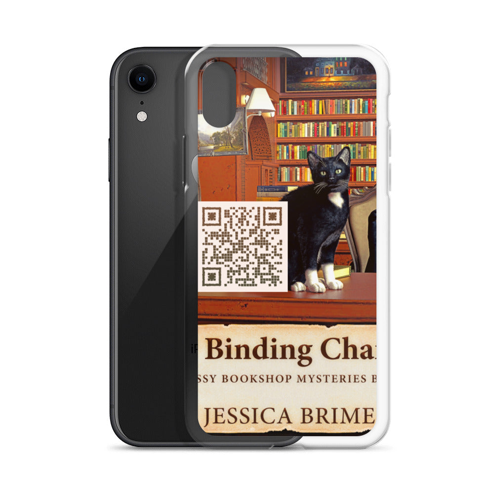 iphone case with cover of Jessica Brimer's book A Binding Chance