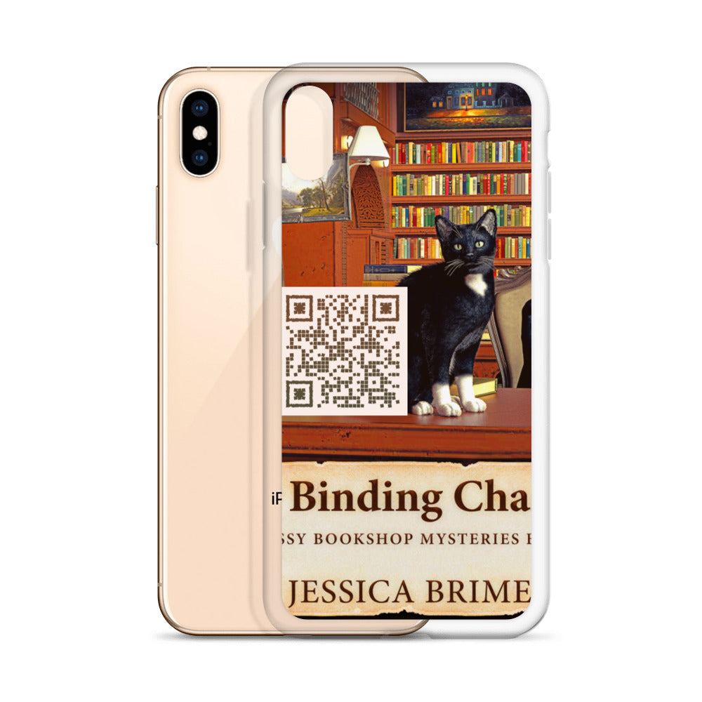 iphone case with cover of Jessica Brimer's book A Binding Chance