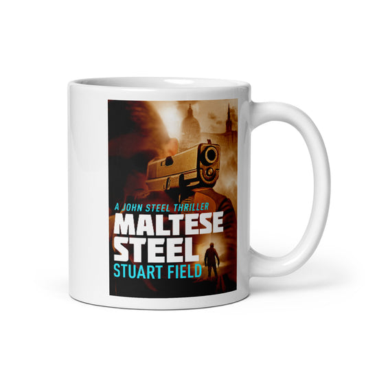 Maltese Steel - White Coffee Mug