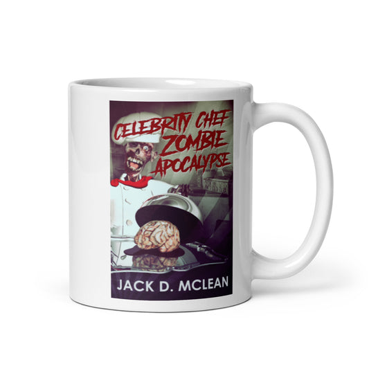 Celebrity Chef Zombie - White Coffee Mug